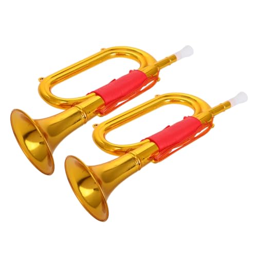 TOYANDONA 2 Stück Laden Sie Requisiten auf Noisemaker Musikinstrumente Standard-Trompeten-Trainingsgerät Krachmacher für Party Kinderspielzeug Jubelnde Requisiten Plastik Golden TOYANDONA 2 Stück Laden Sie Requisiten auf Noisemaker Musikinstrumente Standard-Trompeten-Trainingsgerät Krachmacher für Party Kinderspielzeug Jubelnde Requisiten Plastik Golden von TOYANDONA