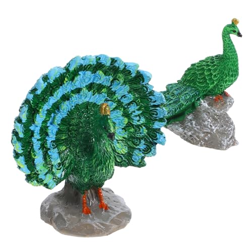 TOYANDONA 2 Stück Mikro Landschaftstiere Mini Tierfiguren Miniatur Pfau Figuren Landschafts Pfau Figuren Miniatur Pfau Figuren Feengarten Tier Winzige Tiere Kunstharz Grün TOYANDONA 2 Stück Mikro Landschaftstiere Mini Tierfiguren Miniatur Pfau Figuren Landschafts Pfau Figuren Miniatur Pfau Figuren Feengarten Tier Winzige Tiere Kunstharz Grün von TOYANDONA