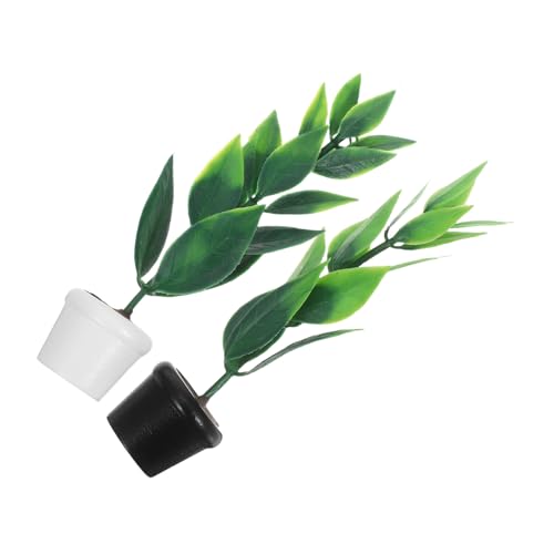 TOYANDONA 2 Stück Mini Miniatur Landschaftsornamente Topfpflanzen Dekor Miniatur Landschaft Bonsai Garten Miniaturen Mini Hausdekor TOYANDONA 2 Stück Mini Miniatur Landschaftsornamente Topfpflanzen Dekor Miniatur Landschaft Bonsai Garten Miniaturen Mini Hausdekor von TOYANDONA