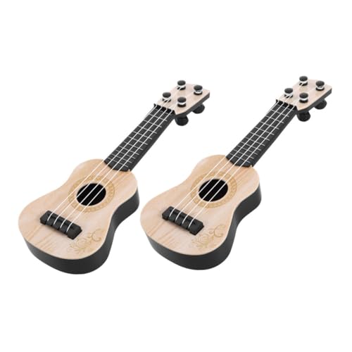 TOYANDONA 2 Stück Mini Saitige Gitarre für Kleinkinder Leichtes Tragbares Musikinstrument für Reisen und Outdoor Spaß für Musikunterricht und Kreative TOYANDONA 2 Stück Mini Saitige Gitarre für Kleinkinder Leichtes Tragbares Musikinstrument für Reisen und Outdoor Spaß für Musikunterricht und Kreative von TOYANDONA
