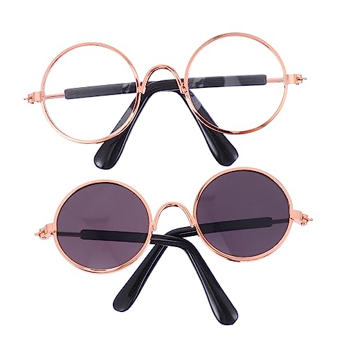 TOYANDONA 2 Stück Mini -Sonnenbrille und Brille winzige Sonnenbrille Mini-Figuren-Gläser Miniaturbrille Mini-Sonnenbrille zum Basteln Partybrille Kunststoff TOYANDONA 2 Stück Mini -Sonnenbrille und Brille winzige Sonnenbrille Mini-Figuren-Gläser Miniaturbrille Mini-Sonnenbrille zum Basteln Partybrille Kunststoff von TOYANDONA