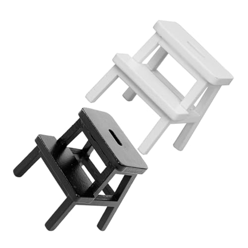 TOYANDONA 2 Stück Mini-Tritthocker Holz hocker wohnzimmerdeko Puppenhaus puppenhaus Stuhl Holzhocker Stühle Möbel Zubehör für Puppenhaushocker Miniaturhocker zum Basteln Birke TOYANDONA 2 Stück Mini-Tritthocker Holz hocker wohnzimmerdeko Puppenhaus puppenhaus Stuhl Holzhocker Stühle Möbel Zubehör für Puppenhaushocker Miniaturhocker zum Basteln Birke von TOYANDONA