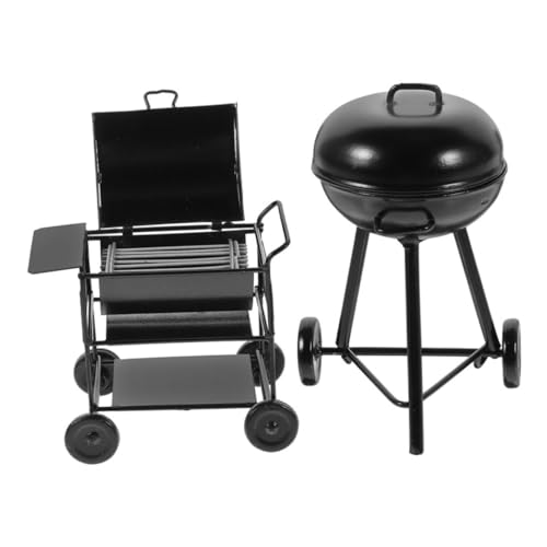 TOYANDONA 2 Stück Miniatur BBQ Grill Teilig Miniatur Dollhouse Grill Modell aus Retro Look Tragbar und Kompakt für Puppenhaus Küchendekor Kreative Spiel und Lernszenen TOYANDONA 2 Stück Miniatur BBQ Grill Teilig Miniatur Dollhouse Grill Modell aus Retro Look Tragbar und Kompakt für Puppenhaus Küchendekor Kreative Spiel und Lernszenen von TOYANDONA