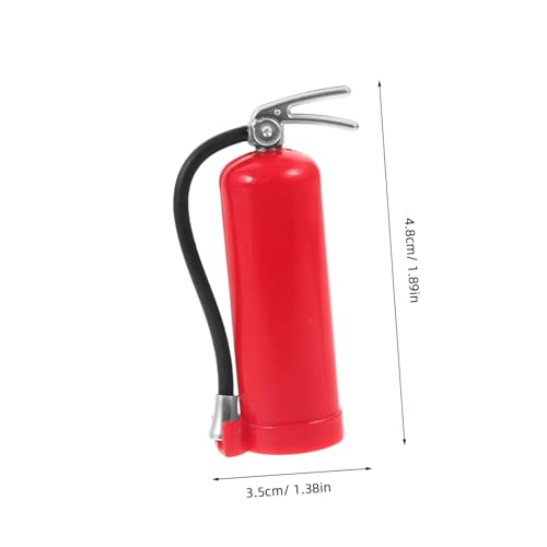 TOYANDONA 2 Stück Miniatur Feuerlöscher aus Robustem für Rc Auto und Modellbau Detailgetreue Dekoration für Rc Crawler Langlebiges Mini Deko Objekt für DIY und Wohnraumgestaltung von TOYANDONA