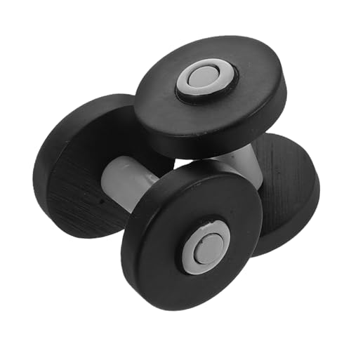 TOYANDONA 2 Stück Miniatur Hanteln Mini Fitness Barbell Realistische Miniatur Gewichte für Puppenhaus Dekoration DIY Basteln Mikro Landschafts Zubehör von TOYANDONA