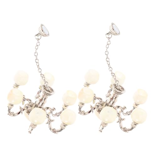 TOYANDONA 2stücke Miniatur-deckenleuchten Für Puppenhäuser Retro-hängelampe Simulations-lampenmodell Kleine Vintage-Lampe Mini-hauslampe Für Puppenhaus-dekor TOYANDONA 2stücke Miniatur-deckenleuchten Für Puppenhäuser Retro-hängelampe Simulations-lampenmodell Kleine Vintage-Lampe Mini-hauslampe Für Puppenhaus-dekor von TOYANDONA