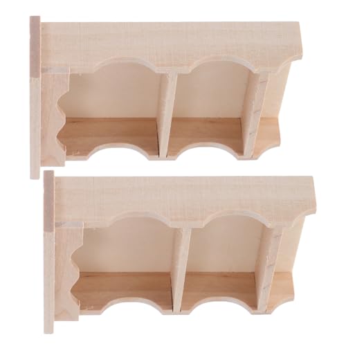 TOYANDONA 2 Stück Miniatur Wandschrank aus Massivem Holz Japanischer Stil Rustikal Hängendes Aufbewahrungsregal Realistische Puppenhausmöbel für DIY Küche Wohnzimmer Dekoration TOYANDONA 2 Stück Miniatur Wandschrank aus Massivem Holz Japanischer Stil Rustikal Hängendes Aufbewahrungsregal Realistische Puppenhausmöbel für DIY Küche Wohnzimmer Dekoration von TOYANDONA