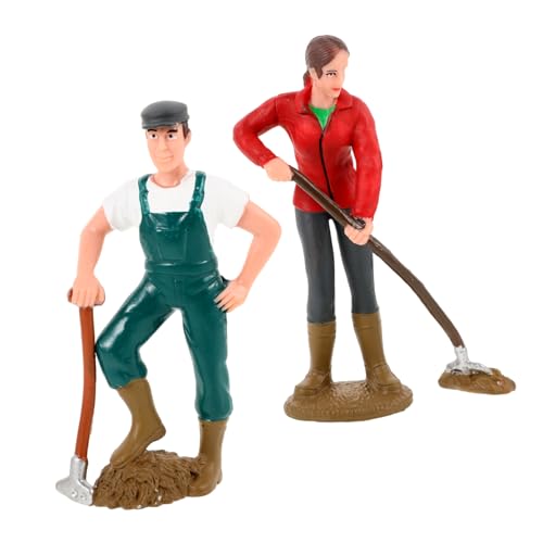 TOYANDONA 2 Stück Modell Einer Bauernhofpuppe Landwirtschaft Modellbau Bauernfigur Figur Action-Figuren-Modell Bauernfiguren Kuchen Miniatur-Bauernhof-Schmuck Miniatur-Bauernmodell Plastik TOYANDONA 2 Stück Modell Einer Bauernhofpuppe Landwirtschaft Modellbau Bauernfigur Figur Action-Figuren-Modell Bauernfiguren Kuchen Miniatur-Bauernhof-Schmuck Miniatur-Bauernmodell Plastik von TOYANDONA