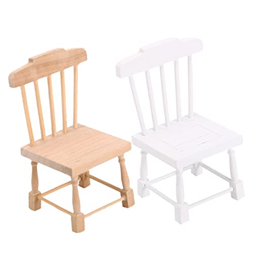 TOYANDONA 2 Stück Möbel Modell Display Hochstuhl Kinderwagen Puppenbetten Kit Zubehör Spielzimmer Tragbare Miniatur Stühle Mini Dekoration Stuhl Ornament Mini Stuhl Zubehör Holz TOYANDONA 2 Stück Möbel Modell Display Hochstuhl Kinderwagen Puppenbetten Kit Zubehör Spielzimmer Tragbare Miniatur Stühle Mini Dekoration Stuhl Ornament Mini Stuhl Zubehör Holz von TOYANDONA