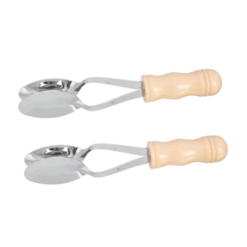 TOYANDONA 2 Stück Musiklöffel mit Holzgriff Hand Percussion Instrumente für Party Outdoor Musikspaß für Altersgruppen Tragbar Kompakt Einfach zu Bedienen mit Klarem TOYANDONA 2 Stück Musiklöffel mit Holzgriff Hand Percussion Instrumente für Party Outdoor Musikspaß für Altersgruppen Tragbar Kompakt Einfach zu Bedienen mit Klarem von TOYANDONA