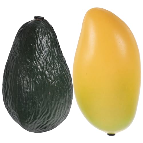 TOYANDONA 2 Stück Orff Instrument Obstförmige Sand Shaker Musikinstrumente Mango Avocado Realistisches Design Sensorisches Lernspielzeug TOYANDONA 2 Stück Orff Instrument Obstförmige Sand Shaker Musikinstrumente Mango Avocado Realistisches Design Sensorisches Lernspielzeug von TOYANDONA