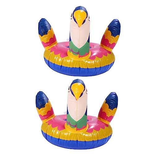 TOYANDONA 2 Stück Papagei Untersetzer Getränke Erwachsene hühner gieskanne kinderspielzeug aufblasbare Achterbahn Untersetzer für Wasserbecher PVC Colorful Wiederverwendbar TOYANDONA 2 Stück Papagei Untersetzer Getränke Erwachsene hühner gieskanne kinderspielzeug aufblasbare Achterbahn Untersetzer für Wasserbecher PVC Colorful Wiederverwendbar von TOYANDONA