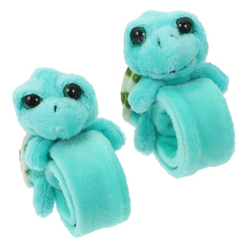 TOYANDONA 2 Stück Plüsch Utensilien Slap Armband Niedliches Schildkröten Kuscheltier für Tragbares Tier Armband für Partys und für Geburtstage und Feste TOYANDONA 2 Stück Plüsch Utensilien Slap Armband Niedliches Schildkröten Kuscheltier für Tragbares Tier Armband für Partys und für Geburtstage und Feste von TOYANDONA