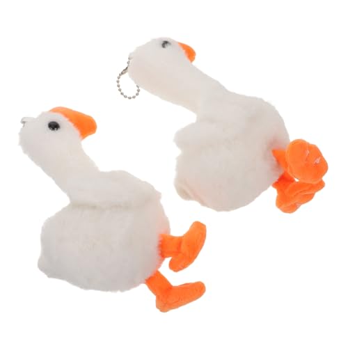 TOYANDONA 2 Stück Plüschpuppe süße tier anhänger Stofftüte -Tüte Charme Kuscheltiere Schlüsselanhänger Partygeschenke für Gans Gastgeschenke Gänseplüschanhänger Pinata-Stuffer Metall TOYANDONA 2 Stück Plüschpuppe süße tier anhänger Stofftüte -Tüte Charme Kuscheltiere Schlüsselanhänger Partygeschenke für Gans Gastgeschenke Gänseplüschanhänger Pinata-Stuffer Metall von TOYANDONA