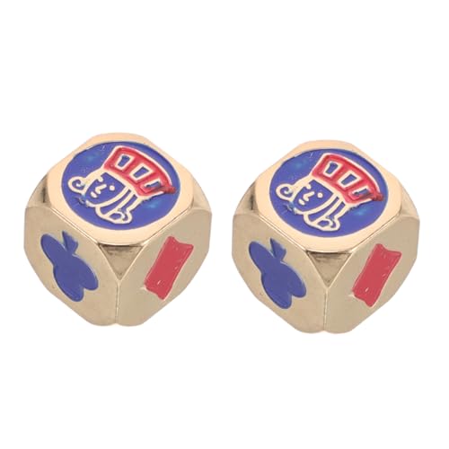 TOYANDONA 2 Stück Pokerwürfel Einzigartige Würfel Tischspiele Würfelspiele Spielwürfel Kunstwürfel Metall Abgerundete Würfel Spielwürfel Winzige Würfel Wahrsagezeichen Würfel Astrologie TOYANDONA 2 Stück Pokerwürfel Einzigartige Würfel Tischspiele Würfelspiele Spielwürfel Kunstwürfel Metall Abgerundete Würfel Spielwürfel Winzige Würfel Wahrsagezeichen Würfel Astrologie von TOYANDONA