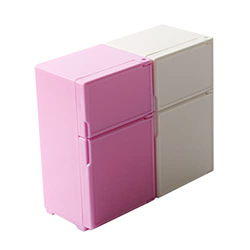 TOYANDONA 2 Stück Puppenhaus Kühlschrank Mini Kühlschrank Kleiner Kühlschrank Für Kühlschränke Mini Kühlschrank Rosa Puppenhaus Kühlschrank Puppenhausmöbel TOYANDONA 2 Stück Puppenhaus Kühlschrank Mini Kühlschrank Kleiner Kühlschrank Für Kühlschränke Mini Kühlschrank Rosa Puppenhaus Kühlschrank Puppenhausmöbel von TOYANDONA