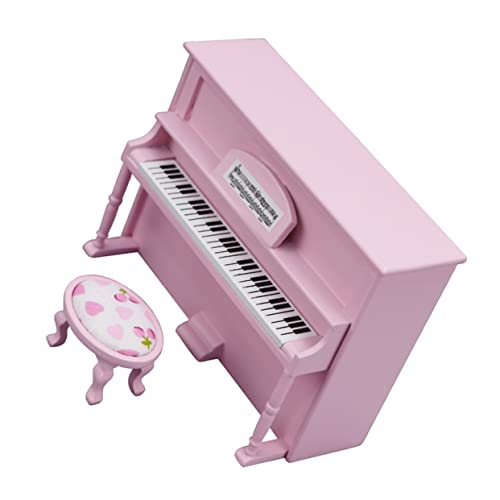 TOYANDONA 2 Stück Puppenhaus Möbel Kleine Holz Klavier Deko und Miniatur Hocker Realistische Miniatur für Puppenhaus Wohnzimmer für Musikliebhaber TOYANDONA 2 Stück Puppenhaus Möbel Kleine Holz Klavier Deko und Miniatur Hocker Realistische Miniatur für Puppenhaus Wohnzimmer für Musikliebhaber von TOYANDONA