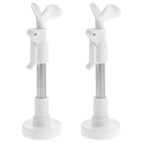 TOYANDONA 2 Stück Puppenständer Monitor Hochstuhl Display Puppenhaus Ständer Figur Puppenwagen Puppen Puppenzubehör Rack Serie Beweglicher Show Kinderwagen Puppenbett Basis von TOYANDONA