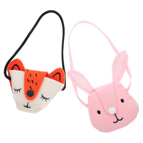 TOYANDONA 2 Stück Puppentasche Kleine Puppen Simulationspuppen Miniaturpuppen Modetaschen Puppen Rovers Puppen Dekorative Tasche Puppen Wellensittiche Tierpuppen Geschirr von TOYANDONA