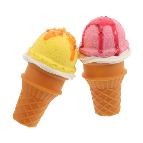 TOYANDONA 2 Stück Realistische Eistüten mit Kugeln Dekorationsmodell für Fotografie Heim und Geschäftsausstellungen Lebensnahes Dessert für Jede TOYANDONA 2 Stück Realistische Eistüten mit Kugeln Dekorationsmodell für Fotografie Heim und Geschäftsausstellungen Lebensnahes Dessert für Jede von TOYANDONA