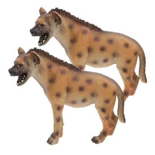 TOYANDONA 2 Stück Realistische Hyänen Figur Detailgetreues Wildtier Kunststoff für Pädagogisches Lernmodell Naturverständnis und Sozialem TOYANDONA 2 Stück Realistische Hyänen Figur Detailgetreues Wildtier Kunststoff für Pädagogisches Lernmodell Naturverständnis und Sozialem von TOYANDONA