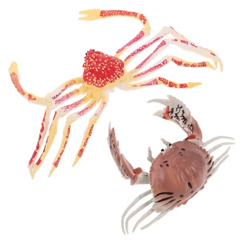 TOYANDONA 2 Stück Realistische Krebs-Figuren aus Kunststoff Kindgerechtes Meeres-Tier Lebensechte Mini-krabben für Frühkindliche Bildung Vielseitige Deko für Kinderzimmer Fotohintergründe TOYANDONA 2 Stück Realistische Krebs-Figuren aus Kunststoff Kindgerechtes Meeres-Tier Lebensechte Mini-krabben für Frühkindliche Bildung Vielseitige Deko für Kinderzimmer Fotohintergründe von TOYANDONA