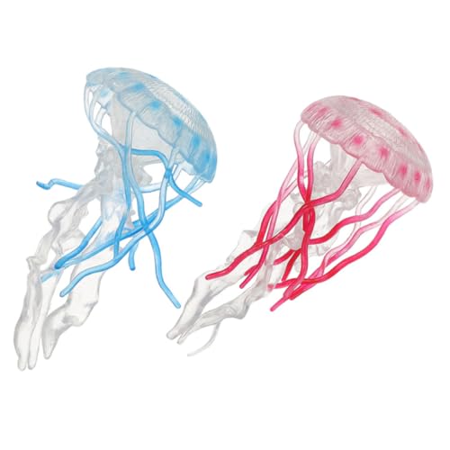TOYANDONA 2 Stück Realistische Quallen Modelle aus Tierfiguren für Pädagogische Spielzeuge Langlebige Aquarium Deko in Blau und Naturgetreue Fischbehälter Ornamente TOYANDONA 2 Stück Realistische Quallen Modelle aus Tierfiguren für Pädagogische Spielzeuge Langlebige Aquarium Deko in Blau und Naturgetreue Fischbehälter Ornamente von TOYANDONA