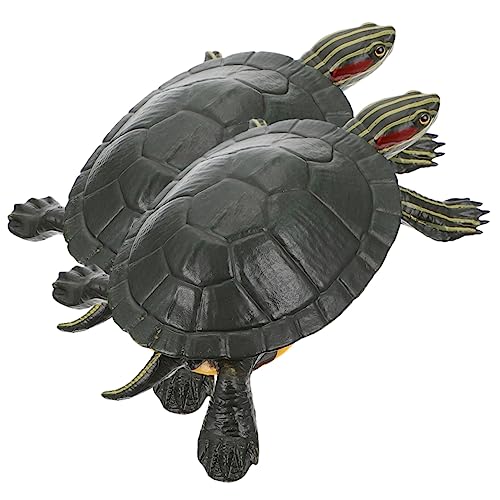 TOYANDONA 2 Stück Realistische Schildkröten Modelle Dekorative Gartenfiguren für Lernspielzeug zur Tierkognition und Kreativität TOYANDONA 2 Stück Realistische Schildkröten Modelle Dekorative Gartenfiguren für Lernspielzeug zur Tierkognition und Kreativität von TOYANDONA