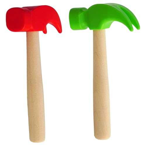 TOYANDONA 2 Stück Reparaturwerkzeughornhammer werkzeugset Werkzeug-Sets Kinderhammer für praktische Anwendungen Kinderspielzeug Hammerspielzeug Holz TOYANDONA 2 Stück Reparaturwerkzeughornhammer werkzeugset Werkzeug-Sets Kinderhammer für praktische Anwendungen Kinderspielzeug Hammerspielzeug Holz von TOYANDONA