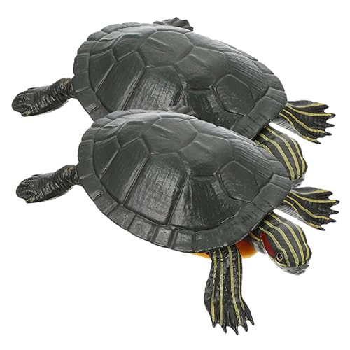 TOYANDONA 2 Stück Schildkrötenfiguren Realistische Meeresschildkröten Dekoration für und Strand für TOYANDONA 2 Stück Schildkrötenfiguren Realistische Meeresschildkröten Dekoration für und Strand für von TOYANDONA