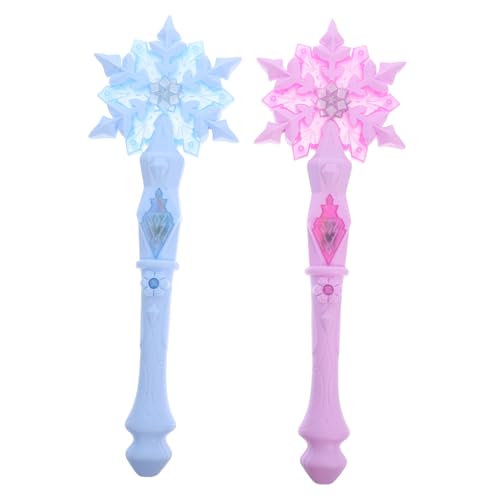 TOYANDONA 2 Stück Schnee Zauberstab Partygeschenk Leistungsfee Schneeflockenspielzeug Zauberstab leuchten LED Kind Mädchen Schneeflocke Fee Zauberstab zarter Feenstab Plastik TOYANDONA 2 Stück Schnee Zauberstab Partygeschenk Leistungsfee Schneeflockenspielzeug Zauberstab leuchten LED Kind Mädchen Schneeflocke Fee Zauberstab zarter Feenstab Plastik von TOYANDONA