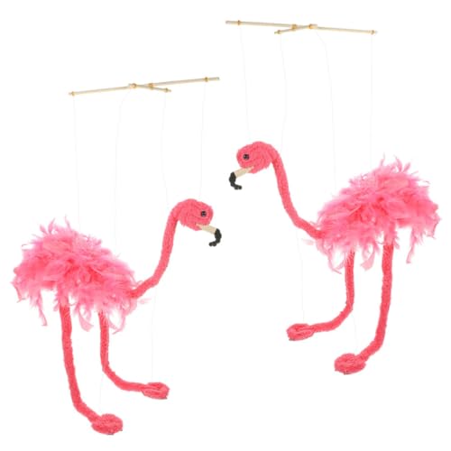 TOYANDONA 2stücke Flamingo Marionetten Puppen Aus Plüsch Interaktive Spielzeuge Für Tier-marionetten Für Puppenspiele Und Dekoration TOYANDONA 2stücke Flamingo Marionetten Puppen Aus Plüsch Interaktive Spielzeuge Für Tier-marionetten Für Puppenspiele Und Dekoration von TOYANDONA