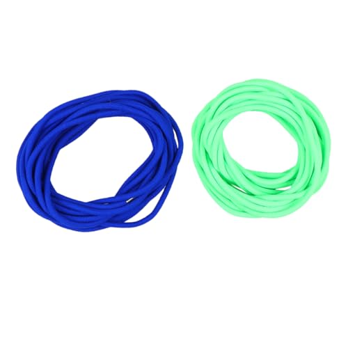 TOYANDONA Springseil Für Kinder 2 Stück Grün 5 M Elastische Seile Sicheres Material Für Schule Und Spielen Im Freien von TOYANDONA