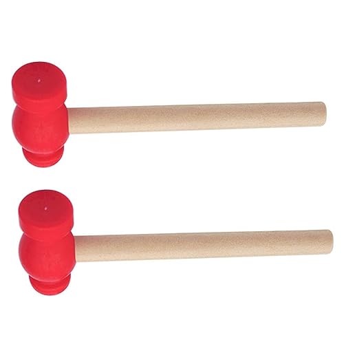 TOYANDONA 2stücke Junge Mädchen Hammer Spielzeug Rote Mallet Spielzeuge Für Kreatives Spielen Hand-Augen-koordination Für Jungen Und Mädchen Leicht Und Tragbar TOYANDONA 2stücke Junge Mädchen Hammer Spielzeug Rote Mallet Spielzeuge Für Kreatives Spielen Hand-Augen-koordination Für Jungen Und Mädchen Leicht Und Tragbar von TOYANDONA