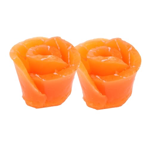 TOYANDONA 2 Stück Simuliertes Lachsmodell realistischer gefälschter Lachs Küchenvitrinendekor Restaurant gefälschtes Essen gefälschte Lebensmittel realistisch Essensrequisiten Plastik Orange von TOYANDONA
