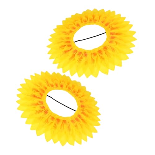 TOYANDONA 2 Stück Sonnenblumenkopf -deckungs -requisiten Blumenkopfschmuck Sonnenblumenkrone Lustiger Hut Sonnenblumen-kopfbedeckung Sonnenblumen-ballongirlanden-kit Yellow Seidentuch TOYANDONA 2 Stück Sonnenblumenkopf -deckungs -requisiten Blumenkopfschmuck Sonnenblumenkrone Lustiger Hut Sonnenblumen-kopfbedeckung Sonnenblumen-ballongirlanden-kit Yellow Seidentuch von TOYANDONA