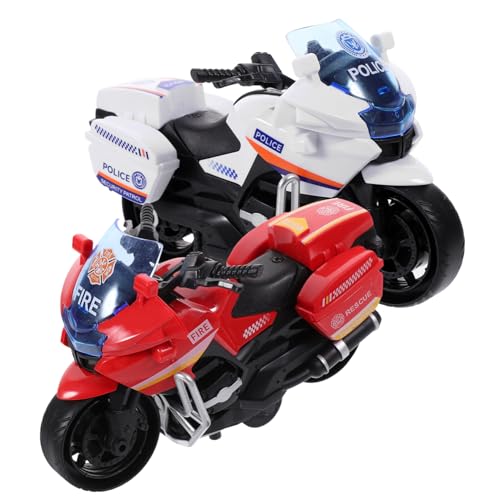 TOYANDONA Kindermotorrad 2 Spielzeugautos Roller Babyspielzeug Stuntauto Kinderauto Fingerfahrräder Auto Spielzeugauto Hubschrauber b Kunststoff Spielzeug von TOYANDONA