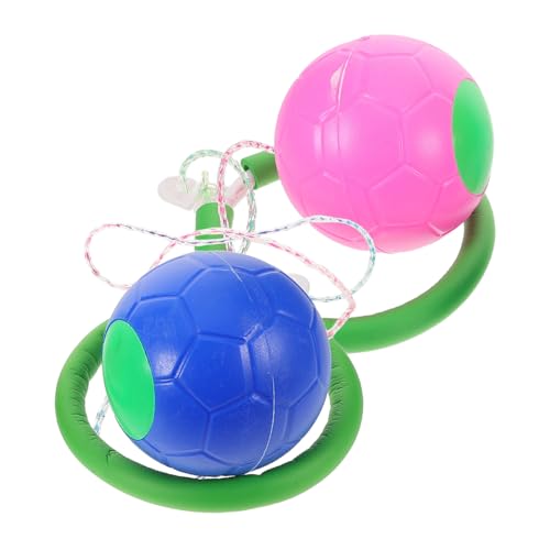 TOYANDONA 2 Stück Sprungball für Fußring Stabile Ergonomische Fußschlaufe Robustes Kunststoffspielzeug für Fitness Koordination Outdoor Spaß Geeignet für Aktive Bewegung und Spiel von TOYANDONA