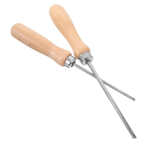 TOYANDONA 2 Stück Tamponwerkzeuge Puppenherstellungswerkzeug DIY -Stoff -baumwollwerkzeug Baumwollpuppen-bastelwerkzeug Werkzeuge Zum Füllen Von Baumwolle Awl -Tool Puppenfüllgerät Hölzern von TOYANDONA