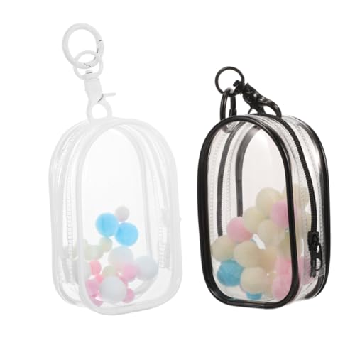 TOYANDONA Figur Display Tasche 2 Stück PVC Aufbewahrungstasche Für Mini Figuren Tragetasche TOYANDONA Figur Display Tasche 2 Stück PVC Aufbewahrungstasche Für Mini Figuren Tragetasche von TOYANDONA