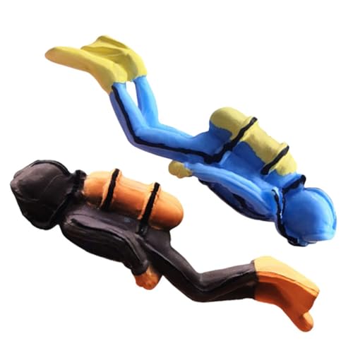 TOYANDONA 2 Stück Taucherfigur Resin Teilig Blau Braun Stabile Aquarium Deko Figur Schwimmer Modell Langlebig Ungiftig für Sandtisch Micro Landschaft Fischbecken Ornamente TOYANDONA 2 Stück Taucherfigur Resin Teilig Blau Braun Stabile Aquarium Deko Figur Schwimmer Modell Langlebig Ungiftig für Sandtisch Micro Landschaft Fischbecken Ornamente von TOYANDONA