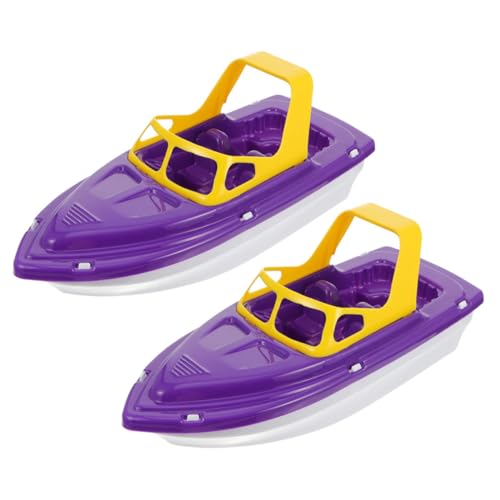 TOYANDONA 2 Stück Teiliges Badespielzeug Boot Kunststoff Schwimmend Leicht Sicher für Kleinkinder Jahre Badewanne Strand Pool Kreativitätsfördernd von TOYANDONA