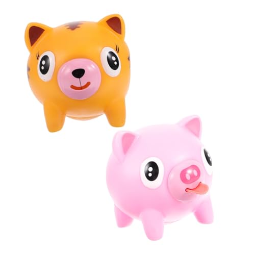 TOYANDONA 2 Stück Teiliges Cartoon quetschspielzeug mit Lustigen Tieren Stressabbauend Angstlösend und Sensorisch Geeignet für Junge Mädchen zum Entspannen TOYANDONA 2 Stück Teiliges Cartoon quetschspielzeug mit Lustigen Tieren Stressabbauend Angstlösend und Sensorisch Geeignet für Junge Mädchen zum Entspannen von TOYANDONA