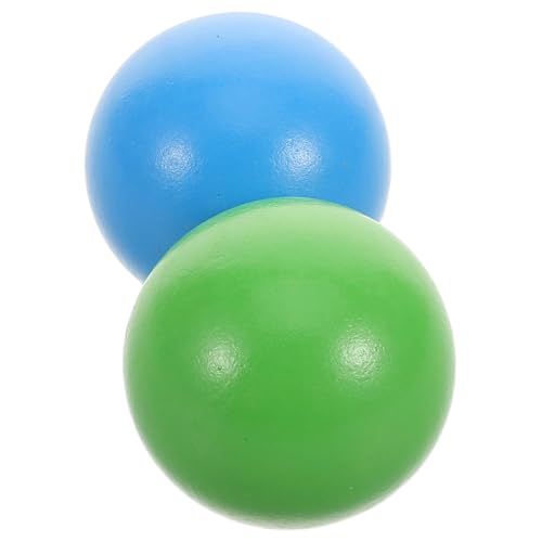 TOYANDONA 2 Stück Teiliges Croquet Holzball Glatte Oberfläche Robust Langlebig für Garten Outdoor Spiele Familienaktivitäten Geeignet für Erwachsene von TOYANDONA