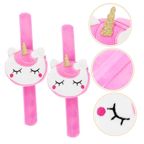 TOYANDONA 2 Stück Einhorn Schnapparmbänder Für Kinder Plüsch Schlagarmband Mit Geldbörse Hautfreundliches Polyester Partyspielzeug Und Geschenke Für Mädchen Einhorn Motiv Für TOYANDONA 2 Stück Einhorn Schnapparmbänder Für Kinder Plüsch Schlagarmband Mit Geldbörse Hautfreundliches Polyester Partyspielzeug Und Geschenke Für Mädchen Einhorn Motiv Für von TOYANDONA