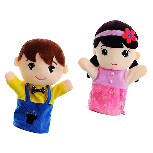 TOYANDONA 2 Stück Teiliges Familien Handpuppen aus Weichem Plüsch Pädagogische Stofffiguren für Interaktives für Kindergarten und Eltern Junge Mädchen Geschichtenzeit TOYANDONA 2 Stück Teiliges Familien Handpuppen aus Weichem Plüsch Pädagogische Stofffiguren für Interaktives für Kindergarten und Eltern Junge Mädchen Geschichtenzeit von TOYANDONA