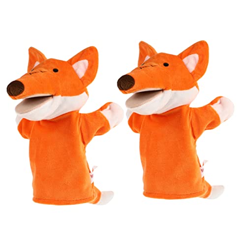 TOYANDONA 2 Stück Teiliges Fuchs Handpuppen aus Weichem Plüsch Kreative Kinderspielzeuge für Geschichten Erzählen als Geburtstagsgeschenk und Weihnachtsüberraschung Fördert Fantasie und TOYANDONA 2 Stück Teiliges Fuchs Handpuppen aus Weichem Plüsch Kreative Kinderspielzeuge für Geschichten Erzählen als Geburtstagsgeschenk und Weihnachtsüberraschung Fördert Fantasie und von TOYANDONA