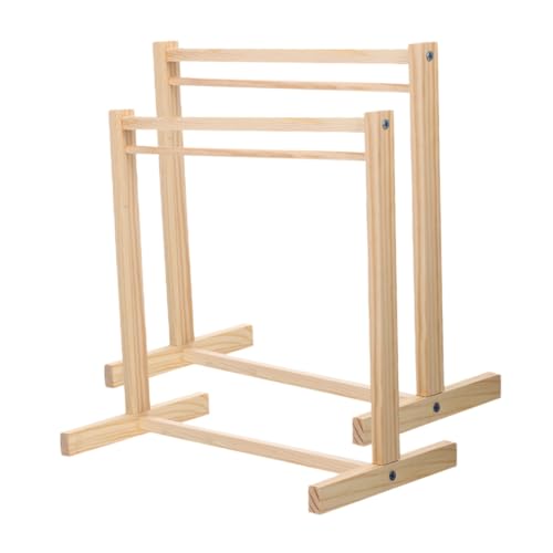 TOYANDONA 2 Stück Teiliges Holz Kleiderständer für Puppenkleidung Stabiler Platzsparender Puppenkleiderbügel mit Abgerundeten Ecken Geeignet für Puppenhaus und Kinderzimmer Einfache TOYANDONA 2 Stück Teiliges Holz Kleiderständer für Puppenkleidung Stabiler Platzsparender Puppenkleiderbügel mit Abgerundeten Ecken Geeignet für Puppenhaus und Kinderzimmer Einfache von TOYANDONA