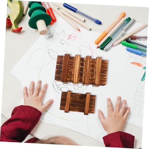 TOYANDONA 2 Stück Teiliges Holz Puzzle Box mit Geheimem Fach Sicherer Geheimschublade Pädagogisches Denkspielzeug für Fördert Iq und Logisches Denken für Junge von TOYANDONA