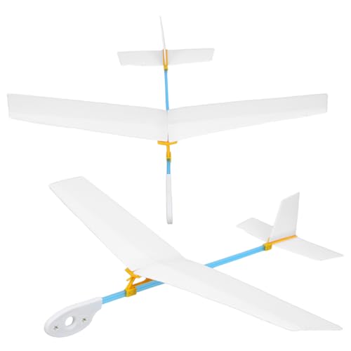 TOYANDONA 2 Stück Teiliges Holz Segelflugzeug Modellbausatz DIY Bastelspielzeug für Stem Bildung Fördert Kreativität Hand Auge Koordination Vielseitig für Innen und Außenspiel für Schüler von TOYANDONA